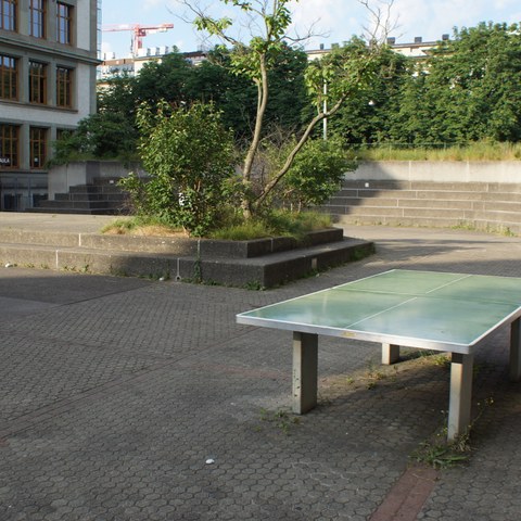 Ping Pong Tisch. Vergrösserte Ansicht