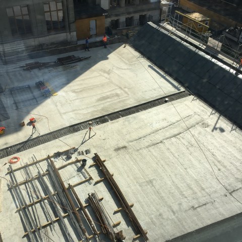 Bau der Arena Vogesen   11 von 27. Vergrösserte Ansicht